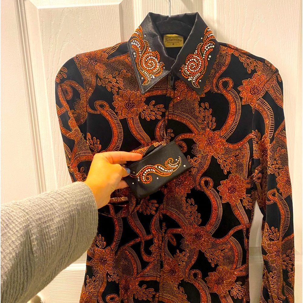 Western Show Shirt Women’s Medium